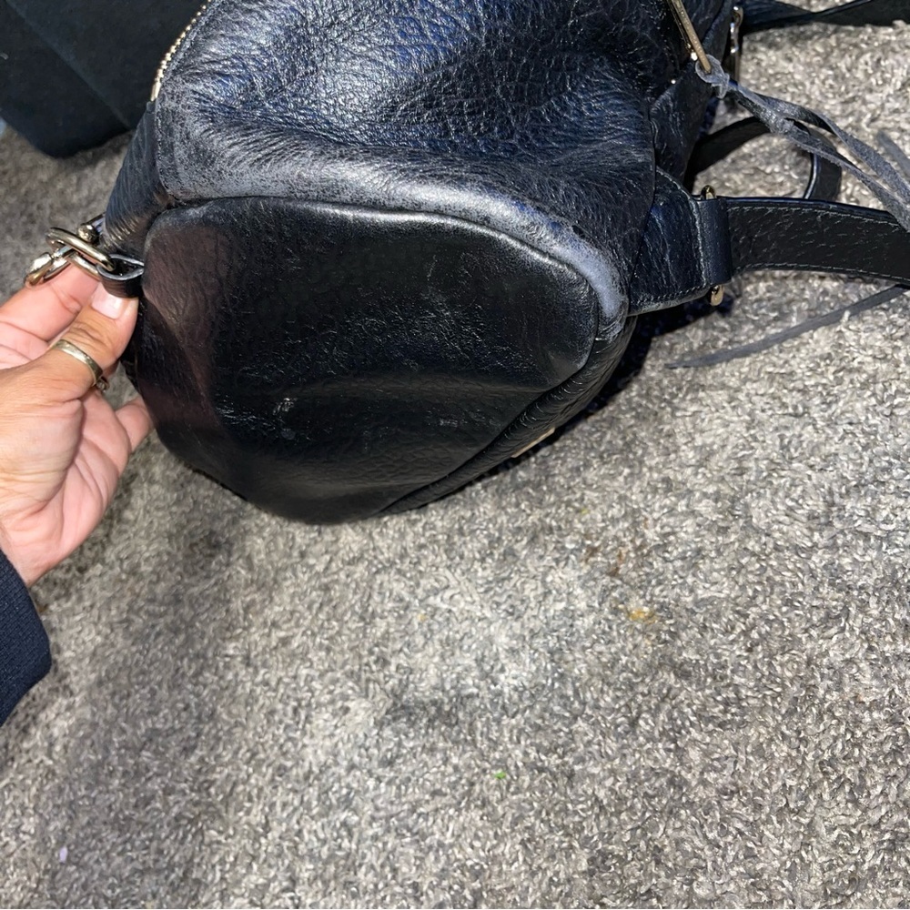 Rebecca Minkoff Black 100% Leather Julian Backpack - Picture 3 of 12